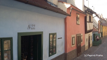 Zlatá ulička, Pražský hrad, domek č. 22, Franz Kafka